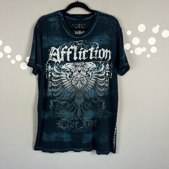Affliction Live Fast T-Shirt Size XL - Picture 1 of 9